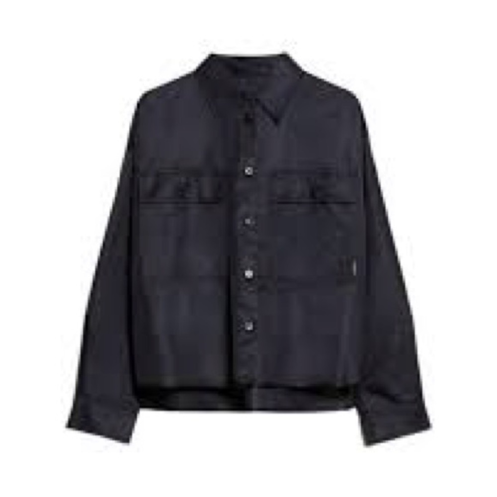 MaxMara Weekend Cremona Twill Shirt Jacket in ultramarine - Picture 3 of 6
